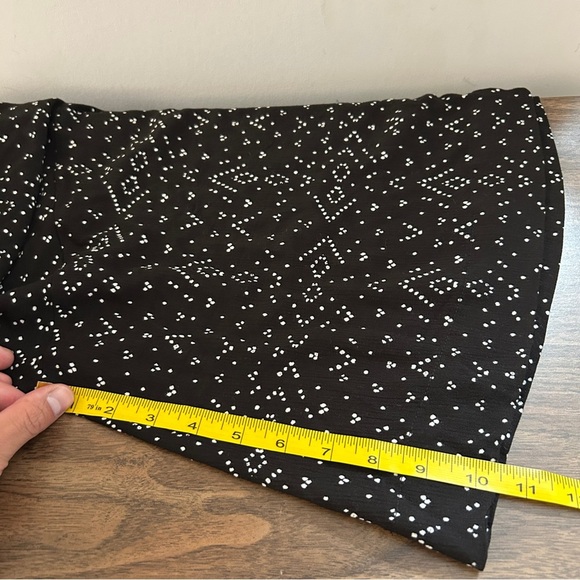 Ecote Black and White Patterned Lace Trim Open Cardigan Women's S NWT - Picture 11 of 11